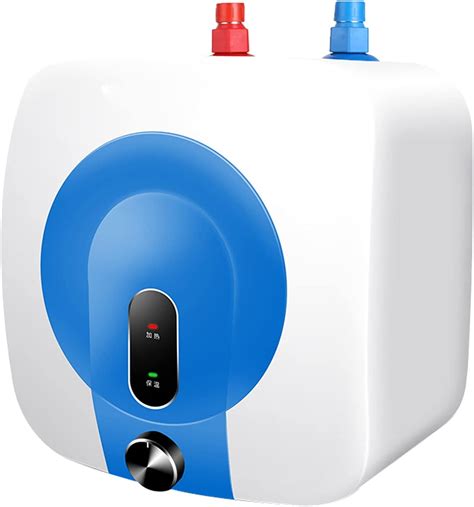 Miumaeov Electric Mini Tank Hot Water Heater Storage Kitchen Household Compact Size Point Of Use