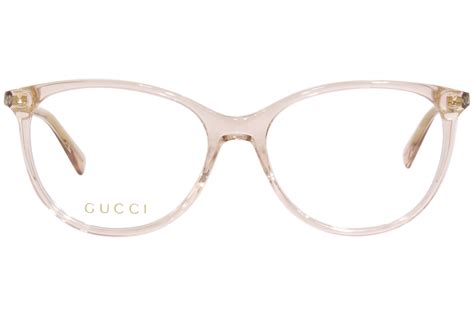 Gucci Gg O Eyeglasses Women S Nude Full Rim Cat Eye Eyespecs