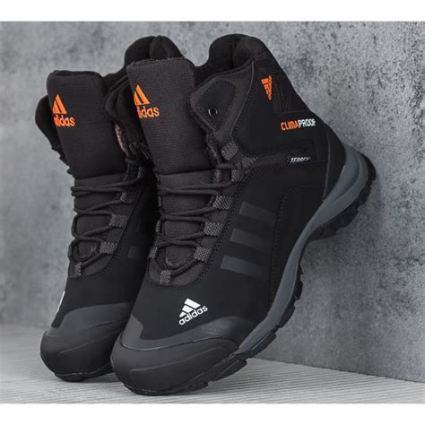 Ботинки Adidas Terrex Winter Зимние Черно-серые