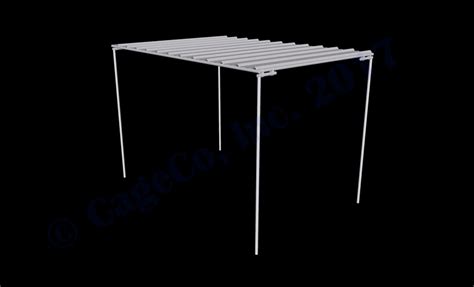 Horse Shelters - 8' x 12' Horse Shelter Roof with Legs | Cactus Horse Corrals