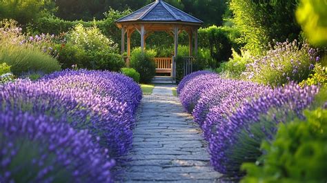 Quaint Garden Stock Illustrations 5284 Quaint Garden Stock