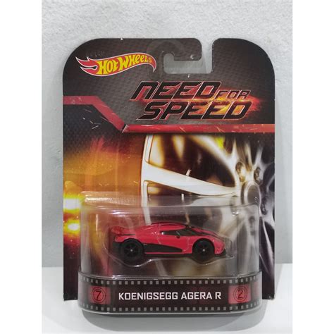 Hot Wheels Entertainment Need For Speed Koenigsegg Agera R Shopee Malaysia