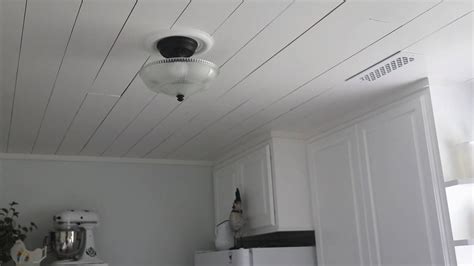 Diy Faux Shiplap Ceiling Shelly Lighting