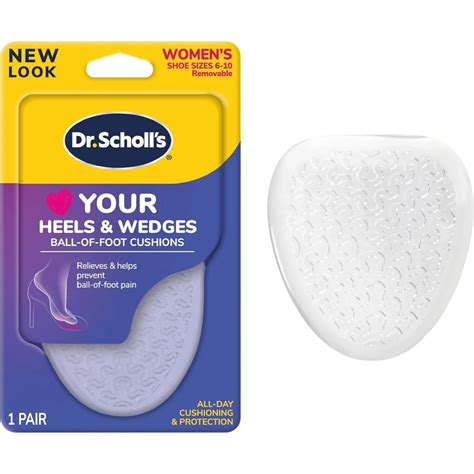 Dr. Scholl's Ball of Foot Cushions for High Heels (One Size) Relieve