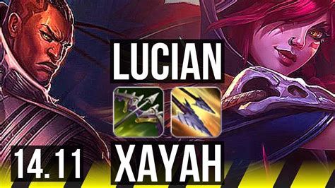 LUCIAN Nami Vs XAYAH Rakan ADC Quadra 13 3 7 Godlike EUW