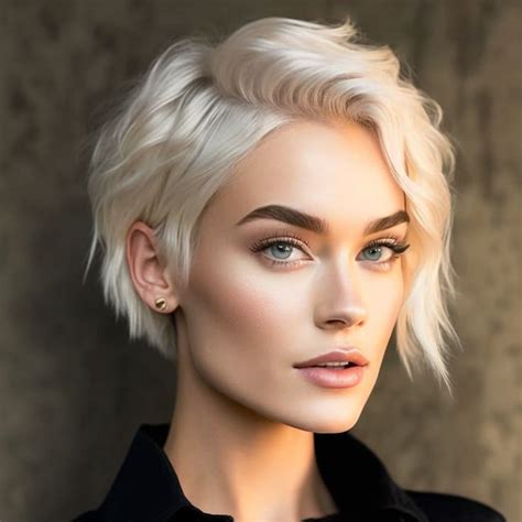 Short Platinum Blonde Hair Platinum Bob Short Blonde Pixie Blonde Pixie Haircut Long Pixie