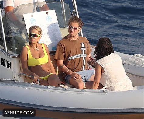 Rita Ora Sexy In Yellow Bikini In The South Of France Aznude