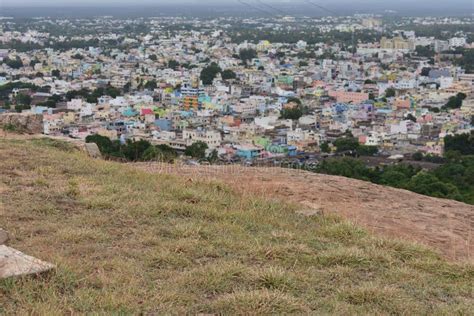 Dindigul Tamilnadu India July 13 2018 View Of Dindigul City From