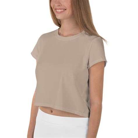 Women S Nude Crop Top Etsy
