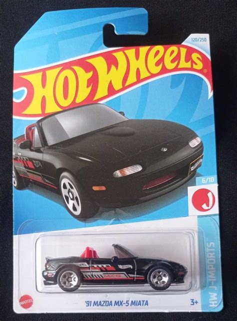 Jual Hot Wheels Mazda Mx Miata Hw J Imports Black Di Seller Royaleksander Manggarai