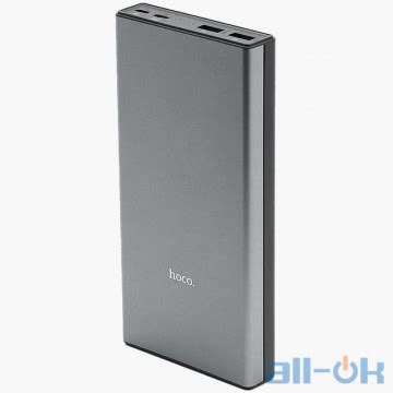 Зовнішній акумулятор (Power Bank) Hoco B39 30000mAh, Gray (Q/HKKJ 009 ...