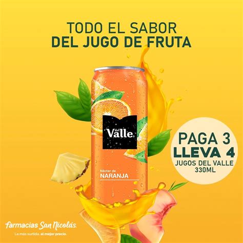 Jugos Del Valle Refresca Tu Tarde Con La Variedad De Jugos Del Valle