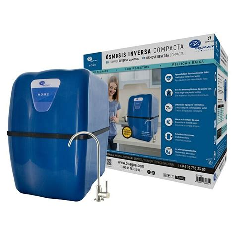 Bb agua Equipo de ósmosis inversa compacta Home Caudal 270 l día