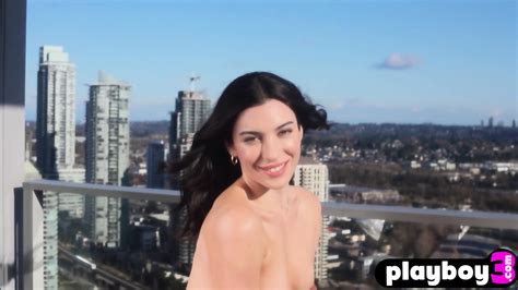 Hot Posing During Interview For The Playboy With Amazing All Natural MILF