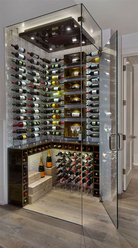 A Wine Cellar With Many Bottles In It