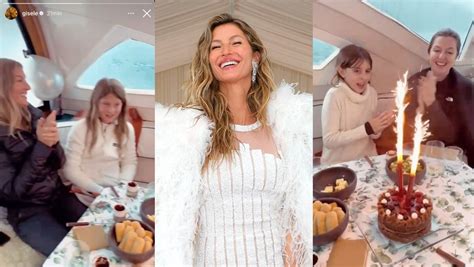 Gisele B Ndchen Comemora Anivers Rio De Anos Festa Em Fam Lia Em