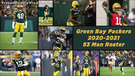 Green Bay Packers 2020 2021 53 Man Roster Youtube