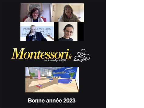 Bonne nouvelle année montessorienne à chacune et à chacun Tout