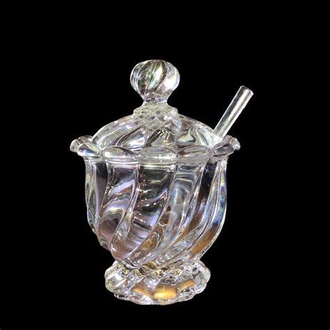 Old Baccarat Crystal Jam Maker Baccarat France Tableware