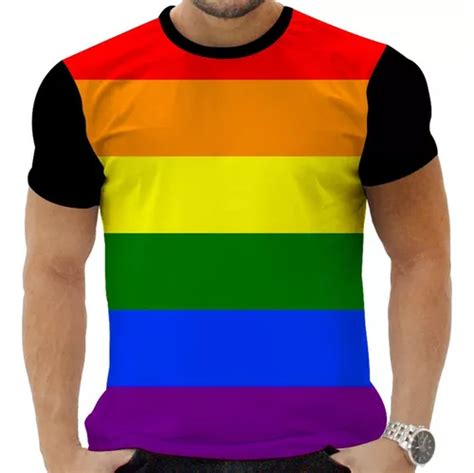 Camiseta Camisa Lgbt Arco Ires Gay Lan Amento Top Parcelamento Sem Juros