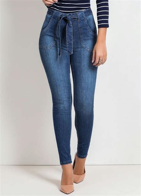 Calça Hot Pants Cigarrete Jeans Sawary Sawary Jeans