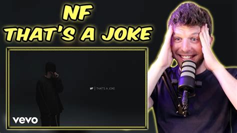 Nf Thats A Joke Reaction Youtube