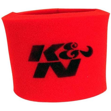 K N Airforce Air Filter Foam Wrap In Tall Red