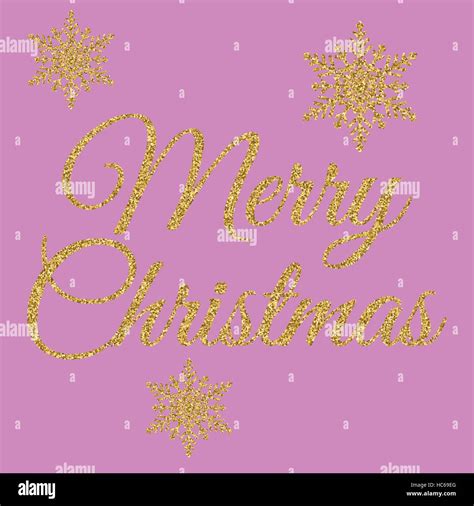 Vector Illustration Of Gold Merry Christmas Stock Vector Image And Art