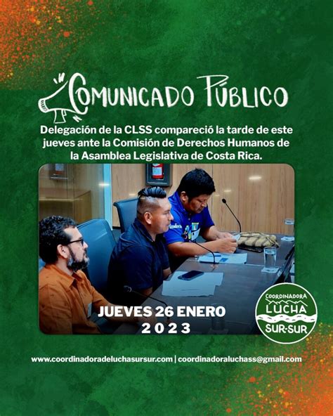 Clss Compareci Ante La Comisi N De Derechos Humanos De La Asamblea