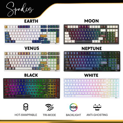 RK Royal Kludge RK98 96 Limited Edition Wireless Keyboard Tri Mode Hot Swappable Gaming