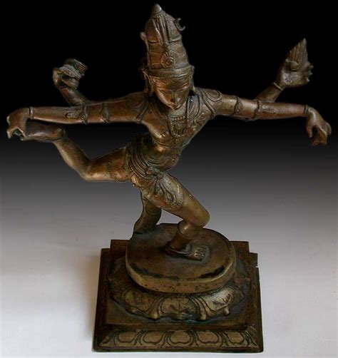 Rare Dancing Shiva Nataraja Bronze Statue