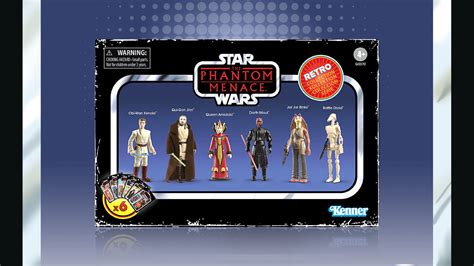 Star Wars The Phantom Menace Retro Collection Multipack Revealed