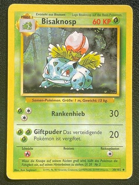 Bisaknosp Pok Mon Base Set Kaufen Auf Ricardo