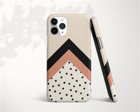 Nude Geometric Google Pixel A Case Google Pixel XL Case Black