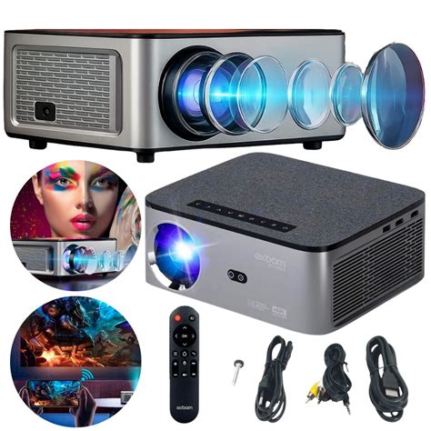 Projetor De Imagem 4k - Projetor 5G Sem Fio Focagem a Laser e Correção Automática de Imagem 4K ...