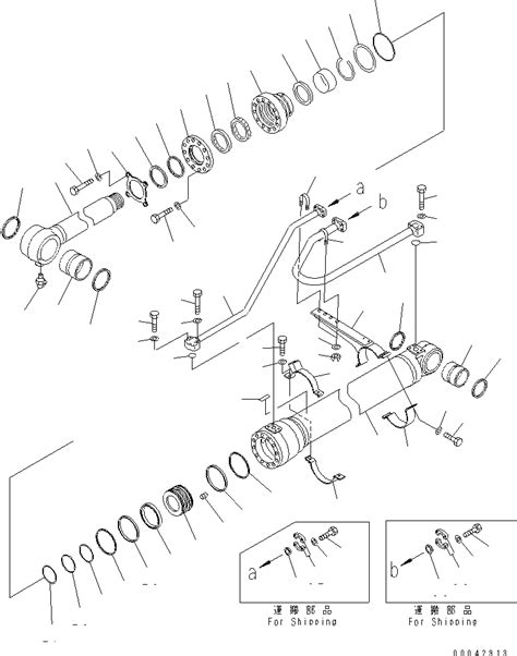 707 01 0K081 Komatsu CYLINDER ASS Y