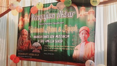 Pengajian Akbar Ustadzah Ufti Adenda Aulia Aksi Indosiar Dari