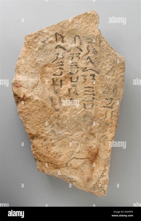 Ancient egyptian ostracon hi-res stock photography and images - Alamy