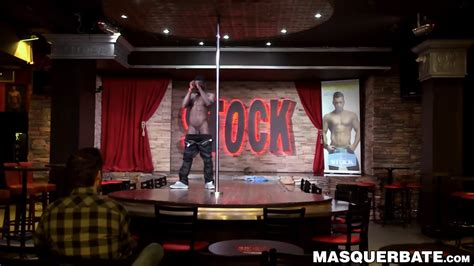 Mature Dude Sucks Black Male Strippers Cock After Dancing