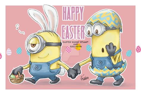 Happy Easter By Diabolickevin Minions Funny Despicable Minions