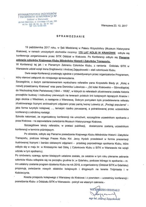 Inne | Sprawozdanie z Plenarnego zebrania członków Krajowego Klubu