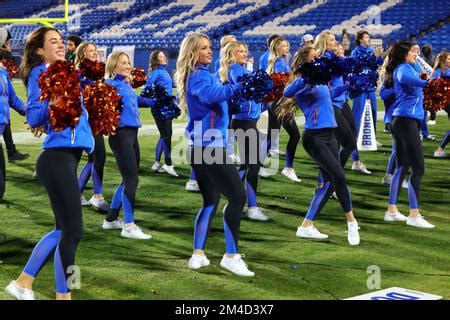 Boise State Broncos Cheerleaders During The Frisco Bowl College