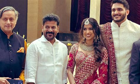 chief minister revanth reddy attends marriage   aicc secretary