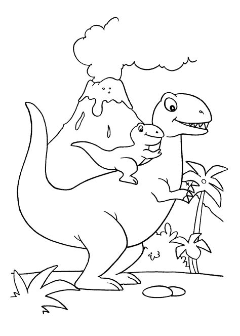 Desenho Dinossauros Infantil