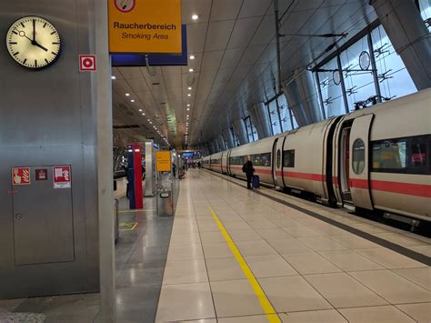 Waiting for a train at Frankfurt Airport long-distance station [OC