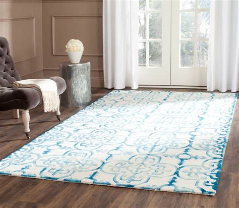 Safavieh Dip Dye Ddy711h Ivory Turquoise Rug Studio