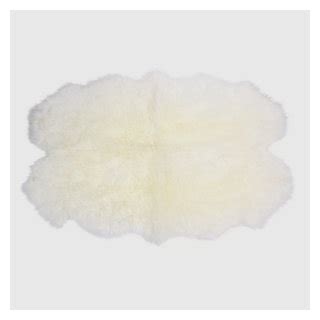 Classic Sheepskin Quarto Pelt 3 X5 Rug Contemporary Novelty Rugs