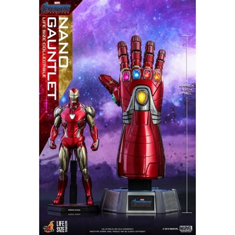 野獸國 hot toys lms007 復仇者聯盟 終局之戰 鋼鐵人 奈米手套 1 1 無限手套 非 MMS528 蝦皮購物