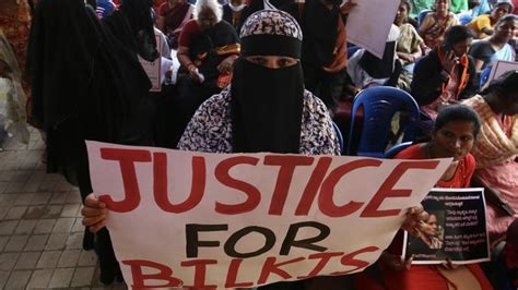 Bilkis Bano Protests In India Over Release Of Gang Rapists BBC News