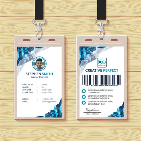 id card template template   pngtree